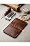 100% Genuine Leather Handmade Italian Men's Wallet & Card Holder Minimalist Design - 2