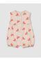 I Zero Roba Collar Printed Baby Girl Combed Cotton Jumpsuit from Freezen Store