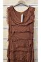 Italian Short Layered Silk Dress Slim Fit - 2