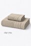 2 Piece Bath Towel Set Sude 70X140 + 50X85 cm