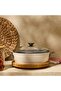 Kitchen Toscana Chef Flat Pot - White / Gray - 26 cm - 2