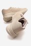 Rubber Tied Knitwear Women's Sports Shoes Beige Beige - 4