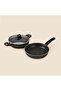 Kitchen Black Force 3-Piece Cookware Set - Black - 26 cm + 26 cm - 5