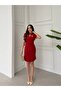 Throat-Tie Detailed Mini Dress - 3