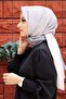 Gradient Pattern Powder-Grey Soft Cotton Shawl