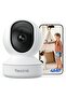 4MP 2K Indoor Camera E1, Plug-in Wireless WiFi 6 Security Camera, 360 Degree Pet Camera with