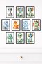 10-Piece Frame Look Vintage Animal Set |   Cute Dinosaur Posters Painting Set 15X20 cm Mdf Uv Printing - 3