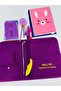 Tablet/Book/Laptop Bag 14 Inch - Frida Cat Pattern/ Purple - 7