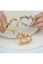 Set of 3 (5.5 cm) Heart Metal Clasps