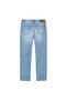 Men’s Skinny Taper Stretch Denim Jeans with Elastic Waist - 4