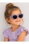 Purple Lilac Girls' Sunglasses Uv400 Cat Eye Model Matte Stylish Lightweight Durable Children's Glasses Gift - 3