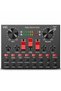 V8S Live Sound Card Bluetooth Sound Mixer Board 3.5mm Audio Interface Live Sound Card with 16 Sound - 3