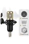 13-Piece Multi-Functional Live Sound Card Set Black/White/Gold - 2