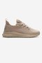 Side Striped Knitwear Men's Sports Shoes Beige Brown - 2