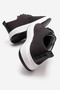 Men's Linen Shoes; Black Linen - 4