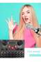 V8S Live Sound Card Bluetooth Sound Mixer Board 3.5mm Audio Interface Live Sound Card with 16 Sound - 4