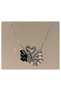 Non Tarnish Steel Pink Swa Necklace Couple Swan Special Design Lover Gift Necklace