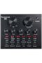 V8 Multifunctional Live Sound Card USB Audio Interface Intelligent Volume Adjustable Audio Mixer Sou