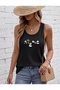 Women's Round Neck T-Shirt with Mini Pandas Print