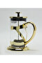Glass 15x13cm Gold French Press - 3