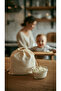 Herbal Milk Bag Organic Yogurt Straining Pouch Washable Linen Pouch Natural Milk Cloth (2 Pieces) - 3