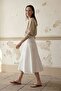 My Fashion High Waist A-Line Midi Skirt with Pockets - 2