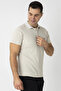 Cotton Pique Waffle Polo Collar T-Shirt Cream 7152-02 - 2