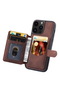 iPhone 15 Pro (6.1 Inch) Compatible Leather Case with Magnetic Wallet and Card Holder, Can Be Used as a Stand - 4