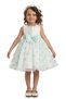 Pearl Bow Detailed Baby Girl Special Day Dress with Hair Accessory 6-12-18-24 Months 35245Pr - 2