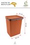 Multi-Purpose Basket with Lid 10 Liter Organizer Storage Box Kitchen Bathroom Toy Organizer - 3