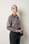 قميص MY FASHION بأكمام طويلة وطبعة جلد الفهد وأزرار - 3