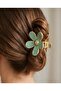 Nivra Metal Enamel Flower Clasp Buckle - 2