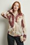 My Fashion Abstract Patterned Buttoned Shirt - 6