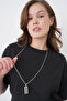 Arcana Steel Long Chain Necklace - 7