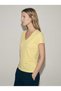 V-Neck Short Sleeve Ribbed T-Shirt - R104 - 4