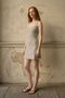 My Fashion Ribbed Square Neck Fitted Midi Dress - 4