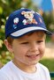 Fun Boy's Hat with 3D Teddy Bear Figure and Striped Detail - 2