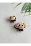 The Sweetest Aspect of Love Mother-Daughter Croissant Buckle Set Handmade Touches Mother's Day Concept - 4