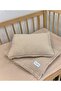 Baby Bedding Set Muslin Beige 80X130 - Muslin with Elastic Sheet - 4