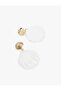 Large Size Steel Mixed Shell Dangle Earrings - 2