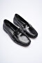 Lony Wrinkled Patent Leather Non-Slip Sole Casual Loafer