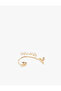 Stone and Pearl Detailed Floral Full Ear Cartilage Earrings - 2