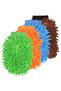Microfiber Car Wash Glove Double Sided Auto Cleaning Glove Dusting Cloth - 2