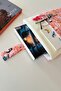 Owl Patterned Linen Book Cover with Pockets Book Organizer - 7