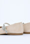 Int 501 Flat Sole Ballerinas with Stone Buckle - 4