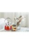 1600ml Glass Teapot with Stainless Steel Infuser and Ergonomic Handle for Loose Leaf and Black Tea - 6