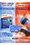 Wrist & Ankle Hot & Cold Gel Pack 16x9.5cm Reusable Ice & Heat Compress Therapy Wrap Support Strap - 2