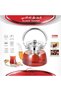 2200ml Glass Teapot with Stainless Steel Infuser, Heat-Resistant Borosilicate Glass Stovetop Kettle - 6