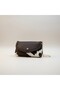 Chain Strap Piece Women's Shoulder Bag – Fabric & Faux Leather Covers Stylish Hand and Shoulder Bag Bag S - 3