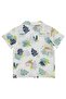 Leaf Printed Shirt for 2-5 Years Old - White - 2